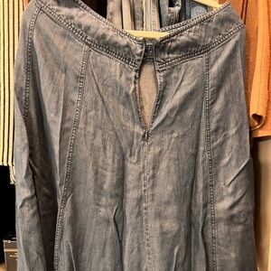 Coldwater Creek Blue Denim skirt